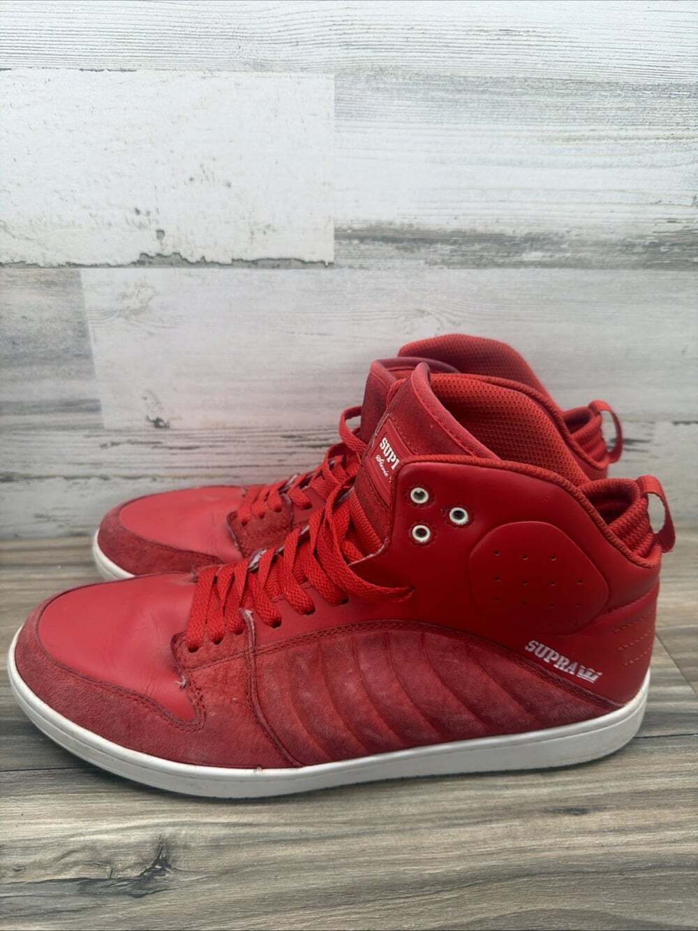 Men's Lil Wayne Supra Stevie Williams S1W Tha Carter Red Nation Size 12